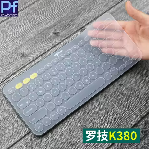 Ultra Thin Silicone Laptop Keyboard Cover Skin Protector for Logitech K380 Keyboard