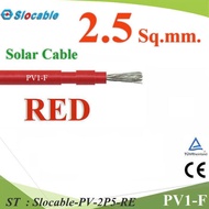 Solar Wire PV1 H1Z2Z2-K 1x2.5 Sq.mm. DC Cable Cell Red (Specify Quantity) Model Slocable-PV-2P5-RE