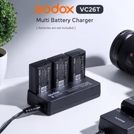 Godox VC26T Multi-Battery Charger for Godox Battery VB26/VB30/WB100