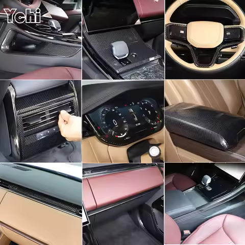 ABS Carbon Fiber For Land Rover Range Rover Sport L461 2023-2025 Car Interior Decoration Frame Decor