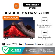 Xiaomi TV A Pro 2026 65'' / 75'' | 4K QLED | Google TV | Apple AirPlay | 120Hz