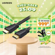 Ugreen ED015 Flat Wire HDMI 2.0 Cable | Supports 3D resolution 4Kx2K 4096x2160p/30Hz | 18 Months |