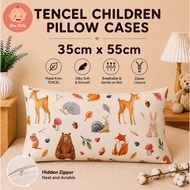 One Kidz 35cm x 55cm Tencel Children Pillow Case with Zipper | Baby Pillow Case | Toddler Pillow Cov