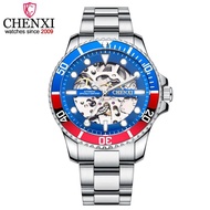 CHENXI Shipping Men S Mechanical Watch Men S Watch Automatic Mechanical Clock Skeleton Dial Design W