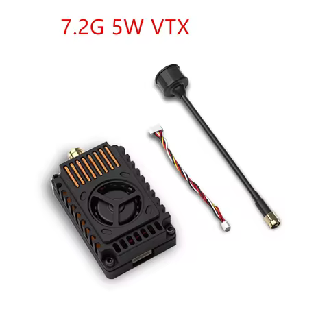 6.1-7.2g Fpv Vtx 5W 6G-7G Vrx Long Range Drone Video Transmitter Receiver 64Ch Irc-Tramp
