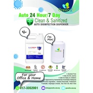 Auto Dispenser Sanitizer - MINI & Q VI SHIELD SANITIZER by GREEN2U KB