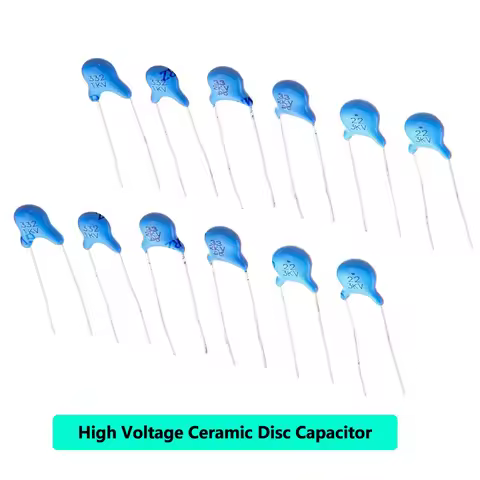 20PCS 100PF 10NF 10PF High Voltage Ceramic Disc Capacitor 1KV 2KV 3KV Radial Lead Multiple Capacitan