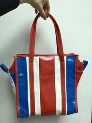 Balenciaga 巴黎世家 同款 手袋 經典 經紅藍包包 可放a4 手提包 仿皮包