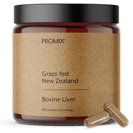 ProMix Nutrition Grass-Fed Raw Beef Liver - 180 Capsules