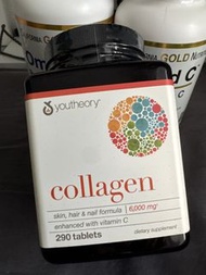 youtheory 膠原蛋白 6000mg 維他命C 290粒