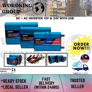 DC > AC INVERTER 12V & 24V WITH USB (JR-12V&JR-24V)
