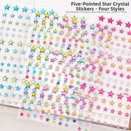 3D Love Heart Star Crystal Stickers