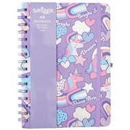 Smiggle notebook and pen