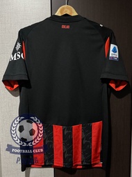 New!! เสื้อฟุตบอลทีม เอซี มิลาน 3A เกรดแฟนบอล Home ชุดเหย้า ปี 2025/26 ฟลูออฟชั่น SERIE-A รุ่นใหม่ล่