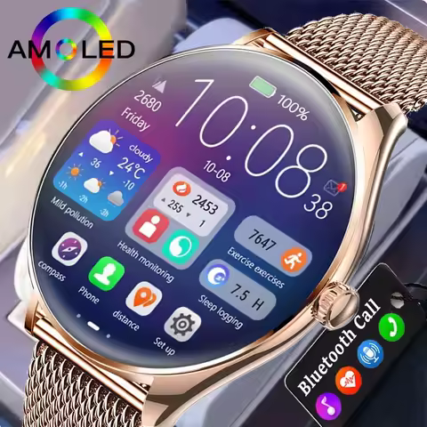 Ultra Thin 8.6mm Smart Watch MT55 1.43 Inch Amoled Bluetooth Call Heart Rate Health Monitor Voice As