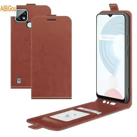 For Realme C21 C 21 8 Pro 9 GT NEO 2 2T Leather Luxury Flip Vertical Case Wallet Book Cover Realme C