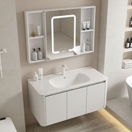 {Sg Sales} Bathroom Cabinet Bathroom Washbasin Sink Washstand Ceramic Whole Washbin Cabinet Toilet Cabinet Vanity Cabinet Bath Mirror Wash Basin Toilet Bathroom Mirror Toilet Cabinet