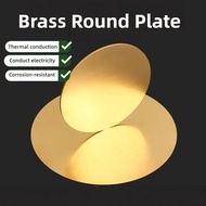 H62 Brass Circular Plate Round Copper Sheet Copper Gasket 1/1.2/1.5mm Solid Circular Copper Plate Ye
