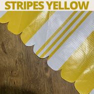 4x6 4x7 4x8 4x9 4x10 4x12 FEET Awning Canopy Stripes Scallop Design Lona 100% Waterproof Trapal Lona