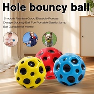 Pu Bouncy Ball Hole Ball Coral Ball Moon Ball Rubber Ball Diameter 7.7cm High Rebound Toy Hot