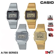 Casio Vintage A700W A700WG A700WM A700WMG Digital Stainless Steel Band Men Watch Women Watch Unisex 