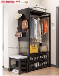 組合儲物⭐ 鞋櫃 衣帽櫃 closet storage set 衣帽架 wardrobe 衣架 衣柜 開放式衣櫃 open wardrobe 置物櫃 掛衣 shoe rack cabinet 洞洞板