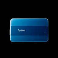 Apacer宇瞻AC237 2TB USB3.2 Gen1 2.5吋防護型行動硬碟-藍