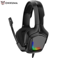 ONIKUMA K20 Gaming Headset with Mic for PS4,Mobile Phone,Laptop RGB Over-Ear Headphone