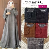 TAROSA Gamis Wanita Kekinian Tebal Jumbo Viral Tarosa Maxy by mumu fashion solo