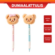 DELI - CUTE GEL PEN /PEN HY005 BUTTER BEAR 0.5MM BLACK GEL PEN