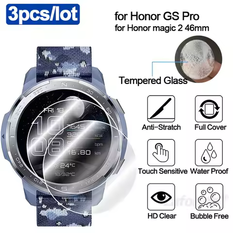 for Honor Watch GS Pro Screen Protector 9H Tempered Glass for Honor Watch Magic 2 46mm GS3 GT3 Acces
