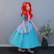 ชุดนางเงือก เจ้าหญิงแอเรียล เด็กสาวแอเรียล เดรสนางเงือก ชุดเดรส Mermaid / Ariel Princess Costume