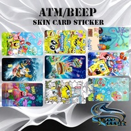 SPONGEBOB ATM card sticker HxH Stickers for ATM or beep card