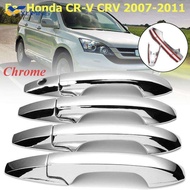 Xuming 4ประตู ABS ที่จับโครเมี่ยมสำหรับ Honda CR-V CRV 2007 2008 2009 2010 2011