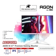 AOC AG273FXR (มอนิเตอร์) 27 IPS/ Flat/ Free Sync Premium 1920 × 1080 144Hz/ 1Ms/ HDMI/ DP Gaming Monitor