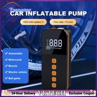 【Local Shipment】150PSI Smart Car Tire Air Pump 1500mAh Portable Electric Tire Inflator Electric Car 