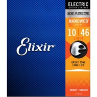 Elixir nanoweb COATING Electric Guitar String . 10-46 Electric..