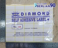 Label harga 108/Stiker label Undangan 108 stiker label obat label harga Isi  10 lembar (120 Nama)