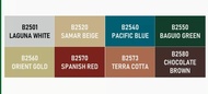 Boysen Roofgard Roof Paint - 4L Pacific Blue (B2540) / Laguna White (2501) / (2520) Samar Beige / (2