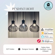 Tuya Smart Pendant Light – E27 Zigbee Dimmable Tunable White RGB Smart Home Ready 3 Years Warranty