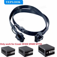 PCIe 8Pin to 8Pin 6+2Pin GPU Cable For Corsair SF450 SF600 SF750 Full Modular Power Supply Unit PSU 