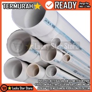 PUTIH Rucika White PVC PIPE 21⁄2" AW D METER 1 2 Meters 2.5 2.5 "Inch Plumbing PIPE Plastic PIPE PER