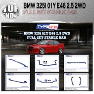 TYPE ONE 100% ORIGINAL BMW 325i 01Y E46 2.5 2WD FULL SET STABLE BAR COLOUR BLUE CAR BODYKIT