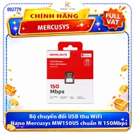 Mercusys MW150US Nano WiFi USB Adapter N standard 150Mbps – USB Wi-Fi Adapter N150 for PC/Laptop, Fu