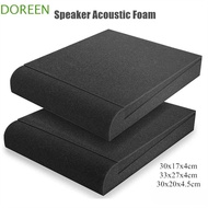 DOREEN Speakers Isolation Pads 1Set Desktop Speakers Isolation Panels Shockproof Anti-skid Sound Iso