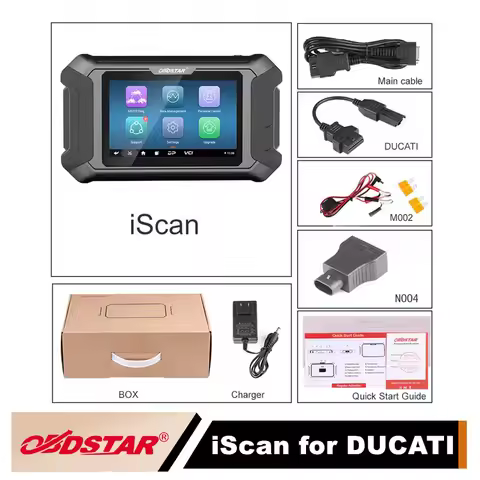 OBDSTAR iScan for DUCATI Motorcycle Diagnostic Tool Support IMMO Programming/ Diagnose / Cluster Cal