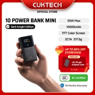 【ccc certified】CUKTECH 10 Mini 55W 10000mAh  fast charging Power Bank portable Powerbank for  xiaomi