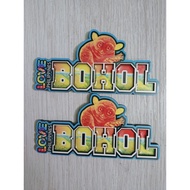 Love BoHoL Souvenir Ref Magnet for Fridge - Colorful Design with Bohol Text and Tarsier Image