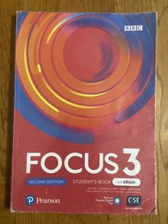 FOCUS 3 Student’s Book and eBook and Workbook (Second Edition) Pearson Level 3