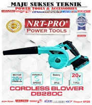 NRT PRO DB 28 DC Mesin Hand Blower Cordless 20V Elektrik Tiup Angin Tangan Baterai Batre DB28 DB 28